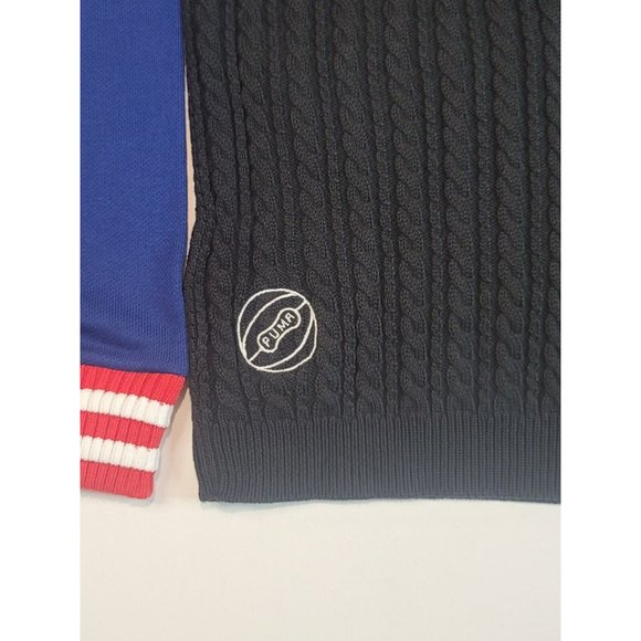 NWT Puma x Black Fives Cable Knit Pennant Cardigan Sweater/Jacket Men's Size S - Picture 5 of 8